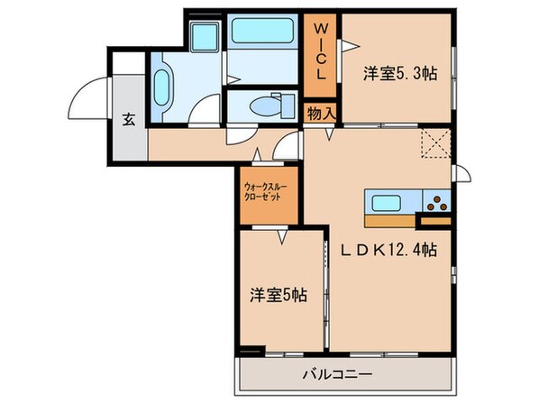 ヴィア・ラッテアの物件間取画像